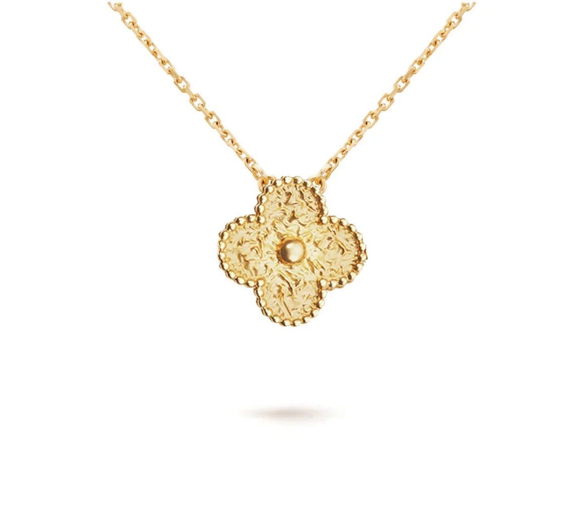 [Aetheris] 15MM KLEEBLUMEN ANHÄNGER KETTE KOLLEKTION