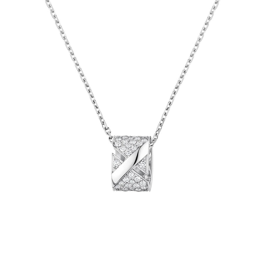 [Aetheris]LIENS EVIDENCE DIAMOND PAVED NECKLACE