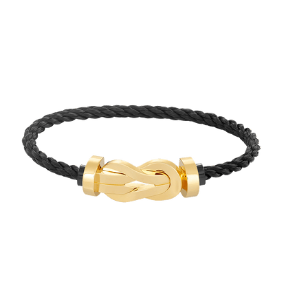 [Aetheris]LARGE 8-FIGURE BUCKLE BRACELET - GOLD