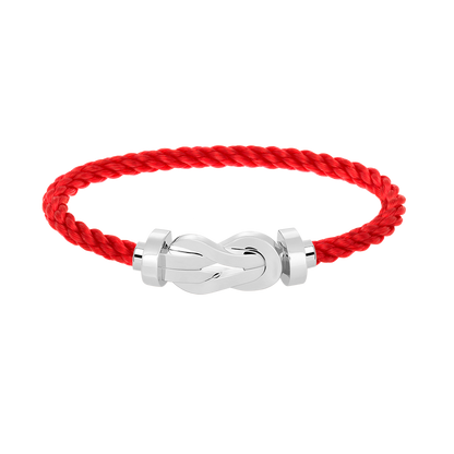 [Aetheris]GROSSES ACHT-FIGUREN-SCHNALLENARMBAND - WEISSGOLD