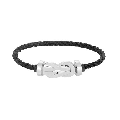 [Aetheris]GROSSES ACHT-FIGUREN-SCHNALLENARMBAND - WEISSGOLD