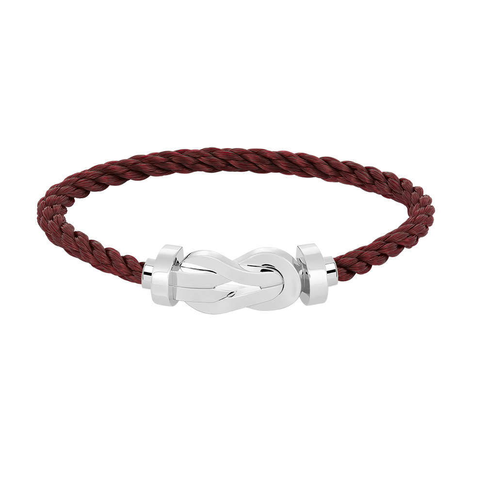 [Aetheris]GROSSES ACHT-FIGUREN-SCHNALLENARMBAND - WEISSGOLD