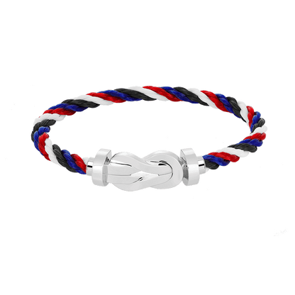 [Aetheris]GROSSES ACHT-FIGUREN-SCHNALLENARMBAND - WEISSGOLD