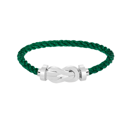 [Aetheris]GROSSES ACHT-FIGUREN-SCHNALLENARMBAND - WEISSGOLD