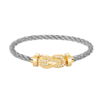 [Aetheris]GROSSES ACHTSTELLIGES SCHNALLEN-HALBDiamant-Armband – GOLD