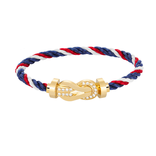 [Aetheris]GROSSES ACHTSTELLIGES SCHNALLEN-HALBDiamant-Armband – GOLD