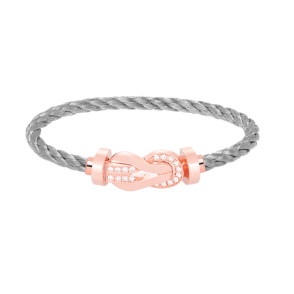 [Aetheris]GROSSES 8-STELLIGES SCHNALLEN-HALBDELIMANTENARMBAND - ROSEGOLD