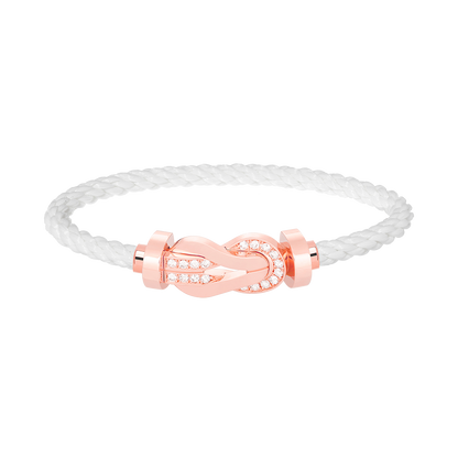 [Aetheris]GROSSES 8-STELLIGES SCHNALLEN-HALBDELIMANTENARMBAND - ROSEGOLD