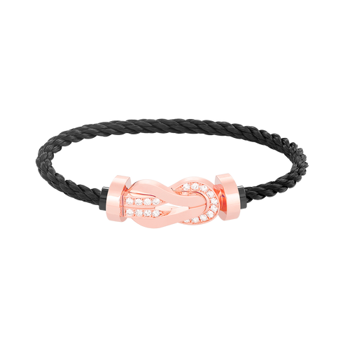 [Aetheris]GROSSES 8-STELLIGES SCHNALLEN-HALBDELIMANTENARMBAND - ROSEGOLD