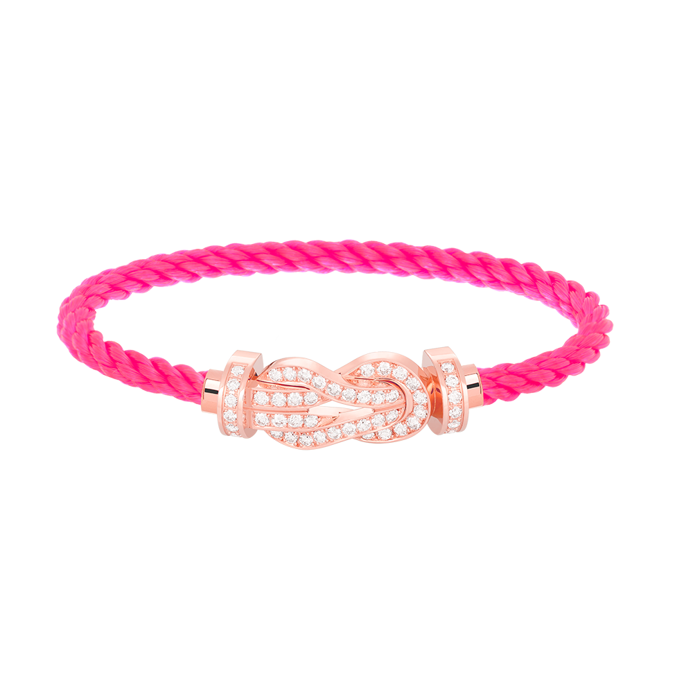 [Aetheris]GROßES ACHTSTELLIGES SCHNALLEN-VOLLDIAMANT-ARMBAND - ROSÉGOLD