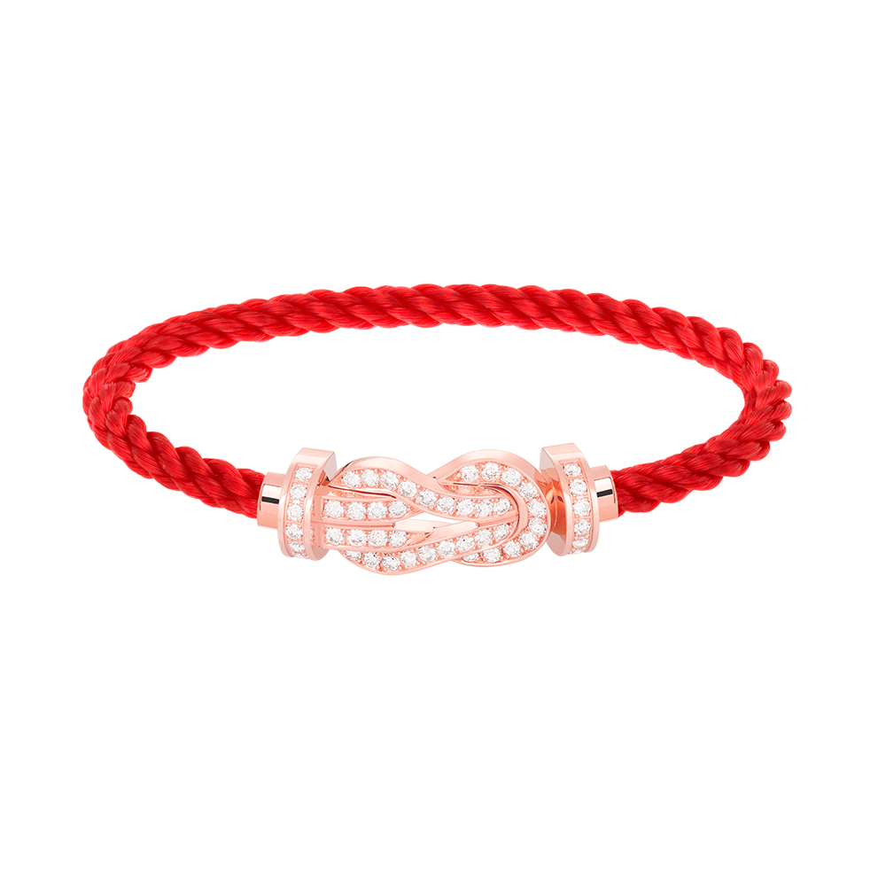 [Aetheris]GROßES ACHTSTELLIGES SCHNALLEN-VOLLDIAMANT-ARMBAND - ROSÉGOLD
