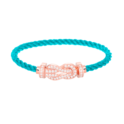 [Aetheris]GROßES ACHTSTELLIGES SCHNALLEN-VOLLDIAMANT-ARMBAND - ROSÉGOLD