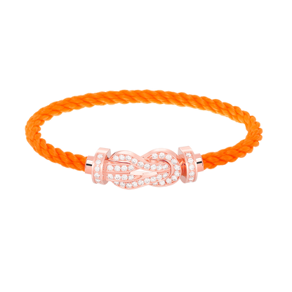 [Aetheris]GROßES ACHTSTELLIGES SCHNALLEN-VOLLDIAMANT-ARMBAND - ROSÉGOLD