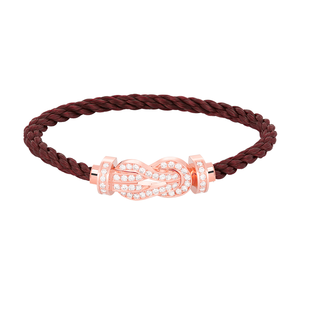 [Aetheris]GROßES ACHTSTELLIGES SCHNALLEN-VOLLDIAMANT-ARMBAND - ROSÉGOLD