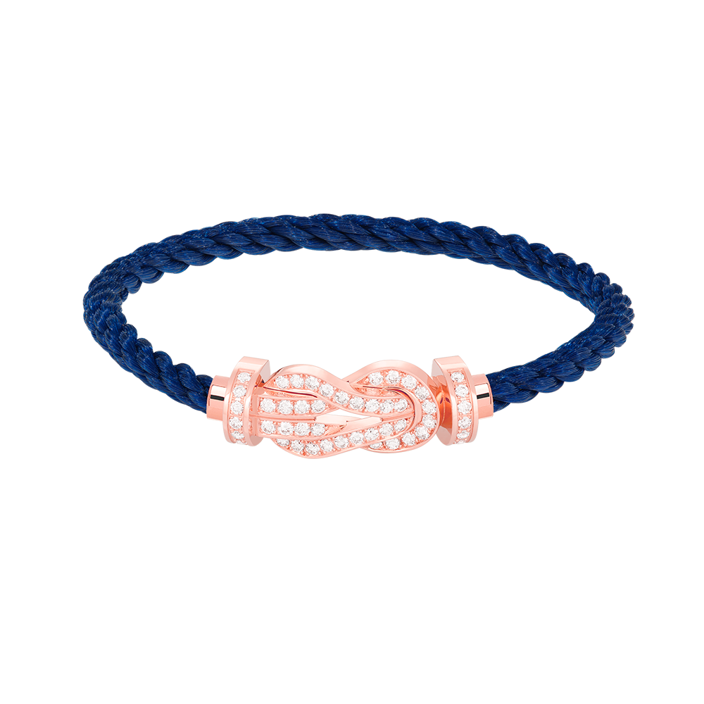 [Aetheris]GROßES ACHTSTELLIGES SCHNALLEN-VOLLDIAMANT-ARMBAND - ROSÉGOLD