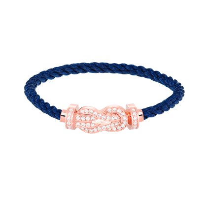[Aetheris]GROßES ACHTSTELLIGES SCHNALLEN-VOLLDIAMANT-ARMBAND - ROSÉGOLD