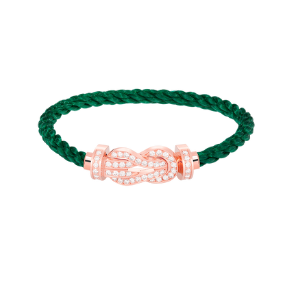 [Aetheris]GROßES ACHTSTELLIGES SCHNALLEN-VOLLDIAMANT-ARMBAND - ROSÉGOLD