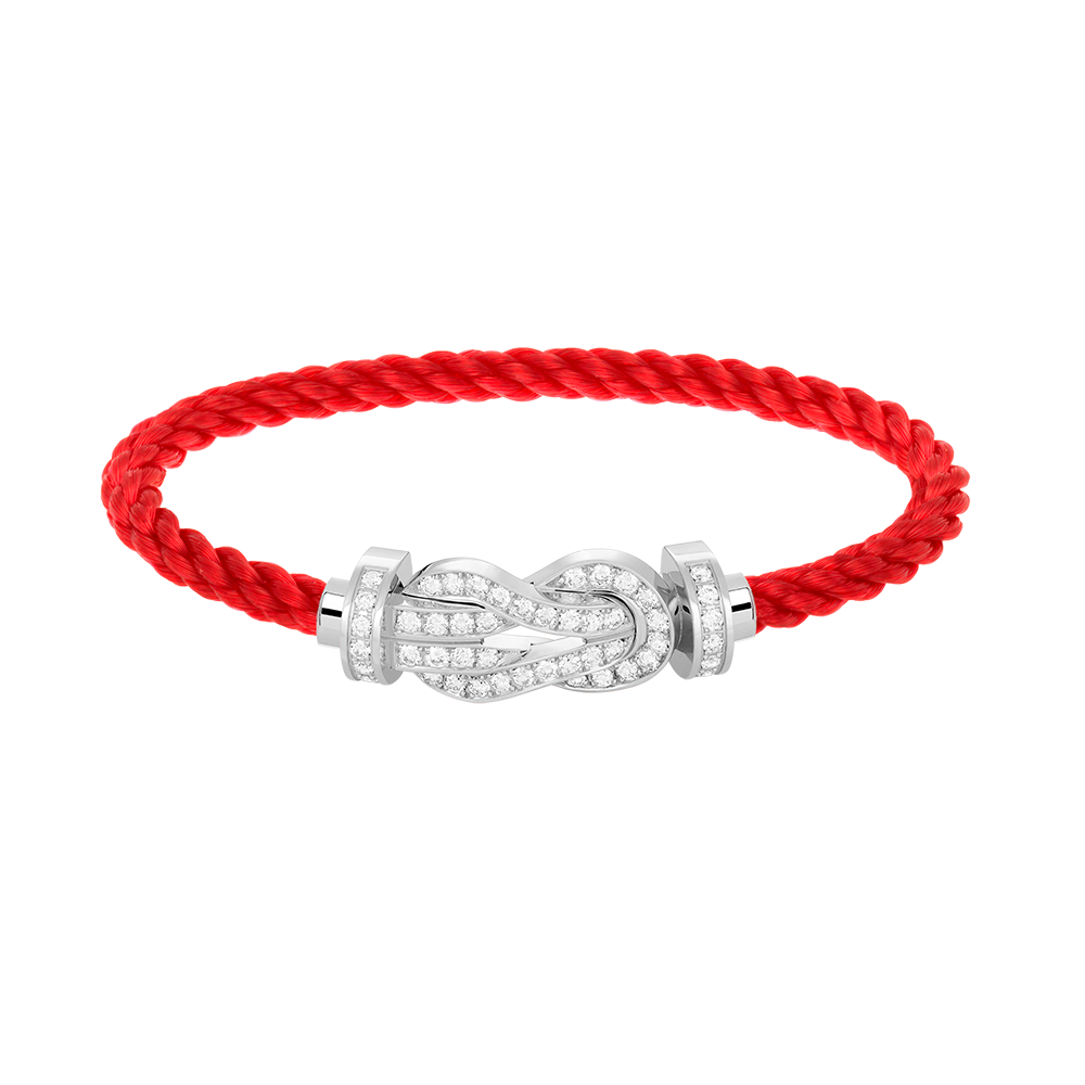 [Aetheris]GROSSES 8-STELLIGES SCHNALLEN-VOLLDIAMANTEN-ARMBAND – WEISSGOLD