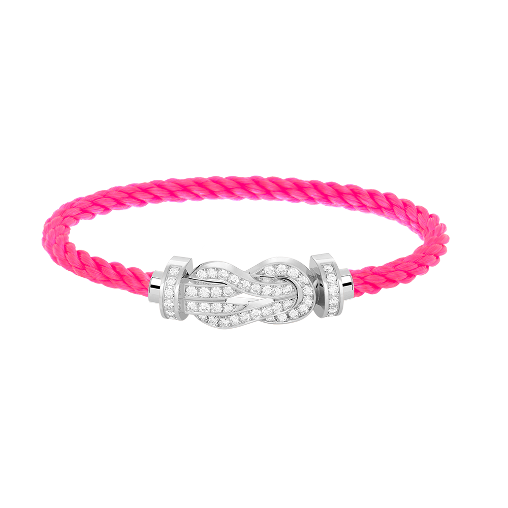 [Aetheris]GROSSES 8-STELLIGES SCHNALLEN-VOLLDIAMANTEN-ARMBAND – WEISSGOLD