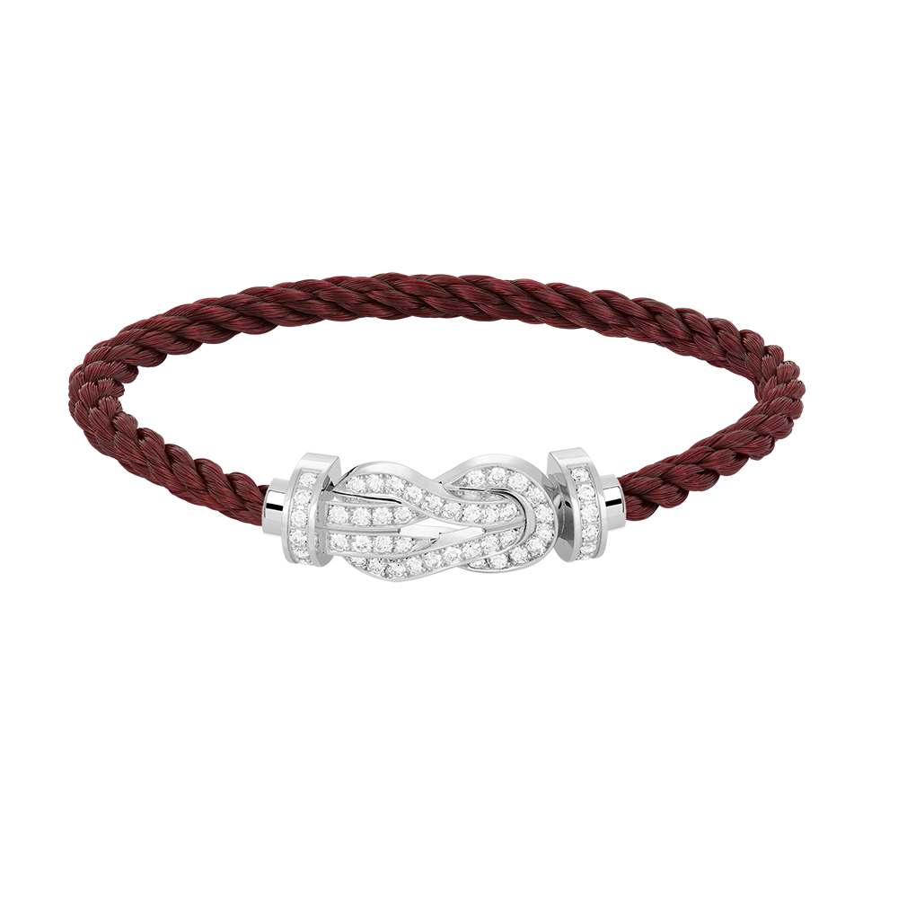 [Aetheris]GROSSES 8-STELLIGES SCHNALLEN-VOLLDIAMANTEN-ARMBAND – WEISSGOLD