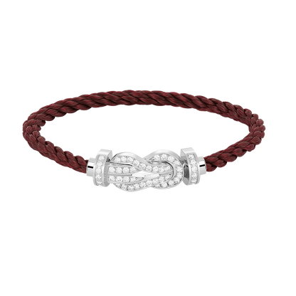 [Aetheris]GROSSES 8-STELLIGES SCHNALLEN-VOLLDIAMANTEN-ARMBAND – WEISSGOLD