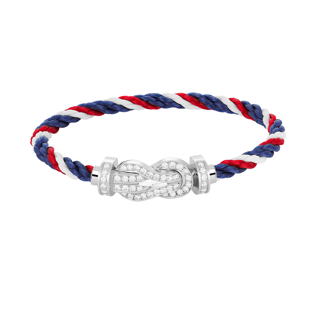 [Aetheris]GROSSES 8-STELLIGES SCHNALLEN-VOLLDIAMANTEN-ARMBAND – WEISSGOLD