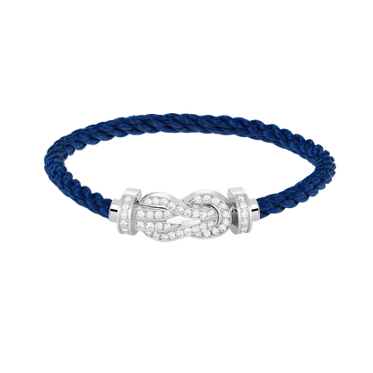 [Aetheris]GROSSES 8-STELLIGES SCHNALLEN-VOLLDIAMANTEN-ARMBAND – WEISSGOLD