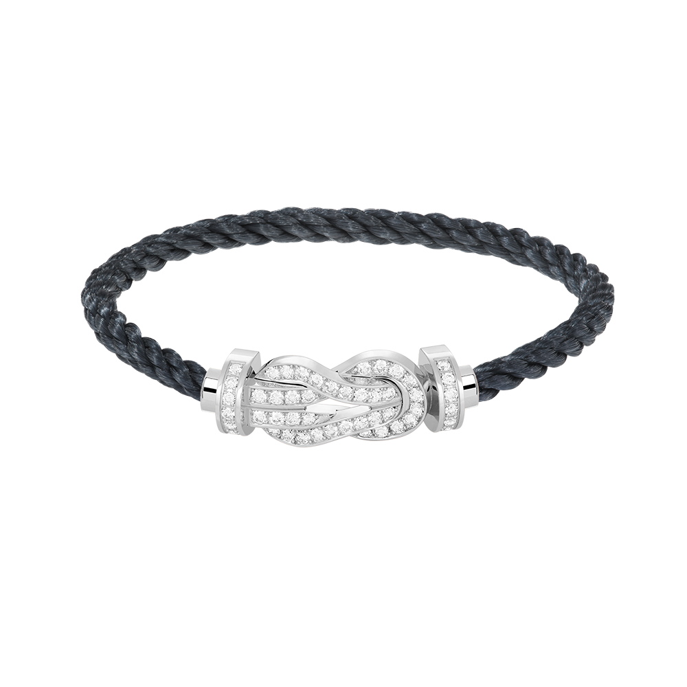 [Aetheris]GROSSES 8-STELLIGES SCHNALLEN-VOLLDIAMANTEN-ARMBAND – WEISSGOLD