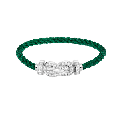 [Aetheris]GROSSES 8-STELLIGES SCHNALLEN-VOLLDIAMANTEN-ARMBAND – WEISSGOLD