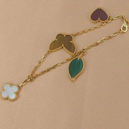 [Aetheris]LUCKY NATURE MULTI-CHARM ARMBAND