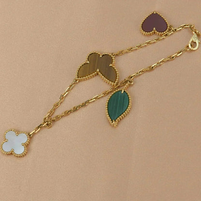[Aetheris]LUCKY NATURE MULTI-CHARM ARMBAND