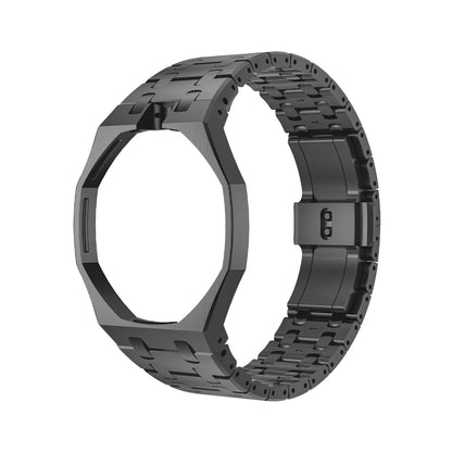 [Aetheris]OAK POP SCHWARZES STAHLGEHÄUSE & SILIKONARMBAND