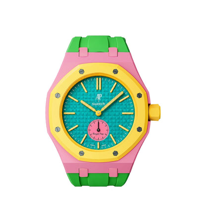 [Aetheris]Royal Oak Pop Exclusive Bioceramic Case & Silicone Strap Mix Color