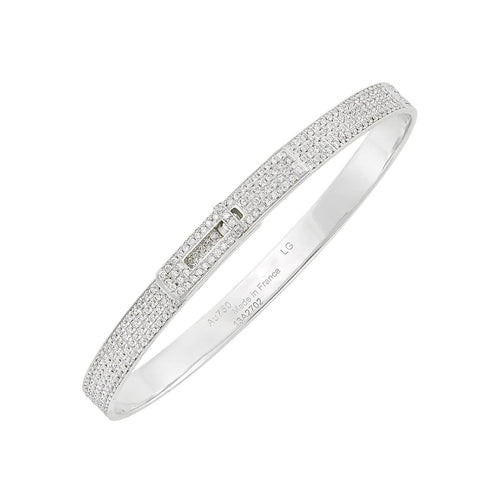 [Aetheris]HM KELLY BRACELET IN SILVER AND FULL PAVE DIAMOND