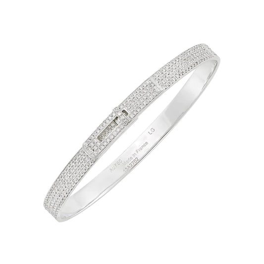 [Aetheris]HM KELLY BRACELET IN SILVER AND FULL PAVE DIAMOND
