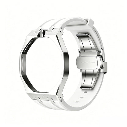 [Aetheris]OAK POP WHITE STEEL SILICONE STRAP