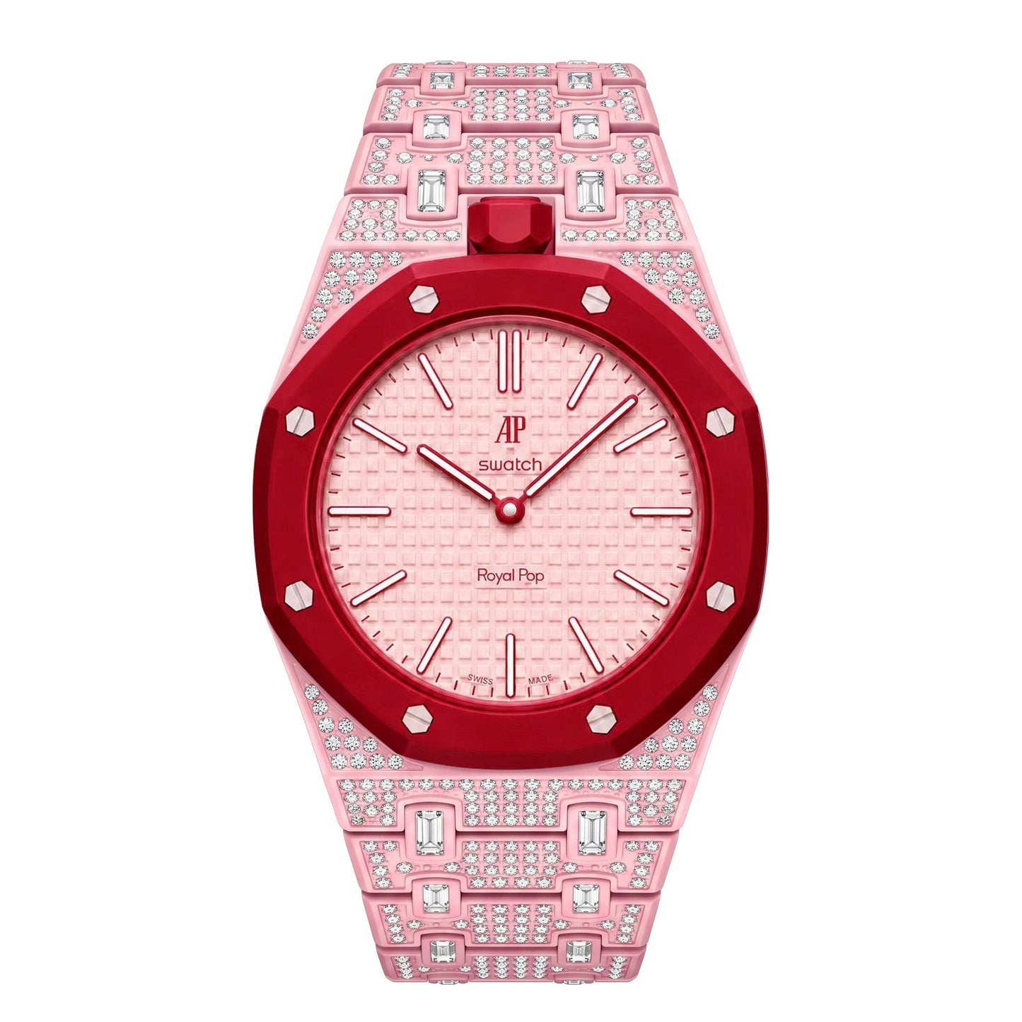 [Aetheris]Royal Oak Pop Exclusive Bioceramic Case & Bioceramic Strap Full Diamond