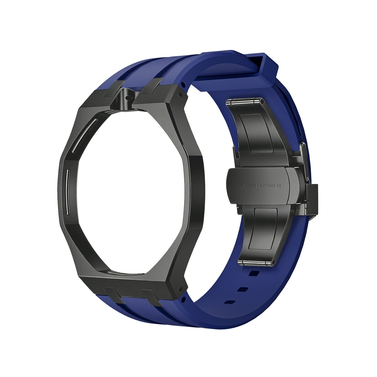 [Aetheris]OAK POP SCHWARZES STAHLGEHÄUSE & SILIKONARMBAND