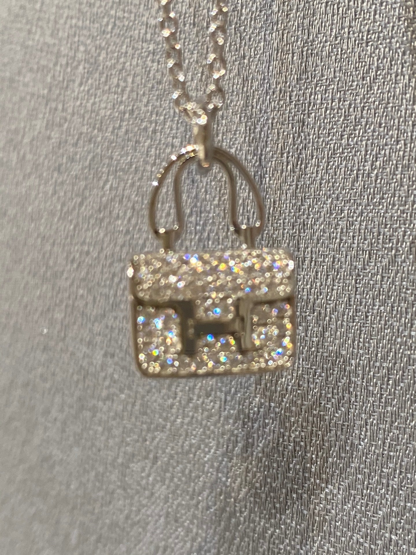 [Aetheris]CONSTANCE PEDANT DIAMOND NECKLACE