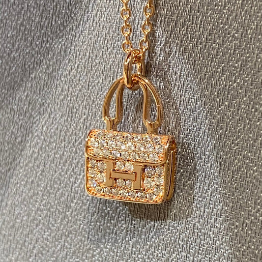 [Aetheris]CONSTANCE PEDANT DIAMOND NECKLACE
