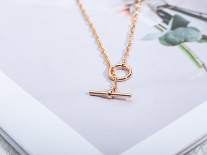 [Aetheris]ECHAPPEE NECKLACE ROSE GOLD