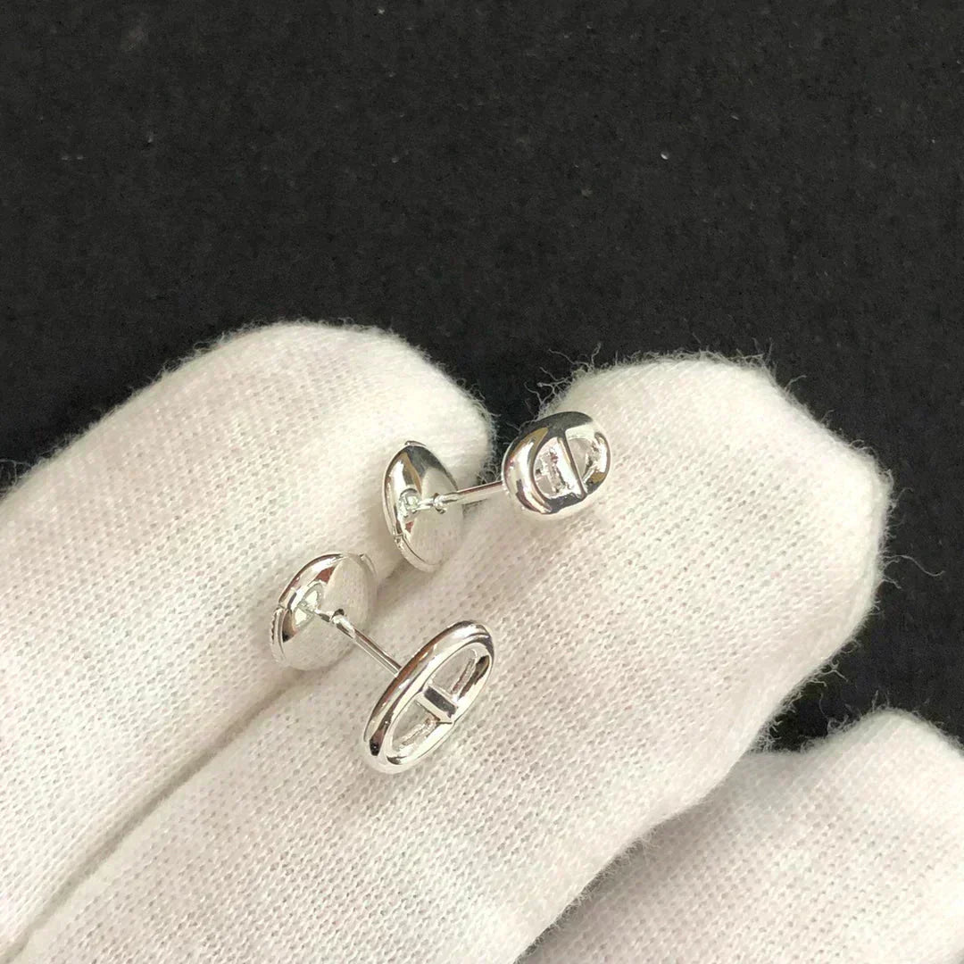 [Aetheris]CHAINE SMALL EARRINGS GOLD AND SILVER