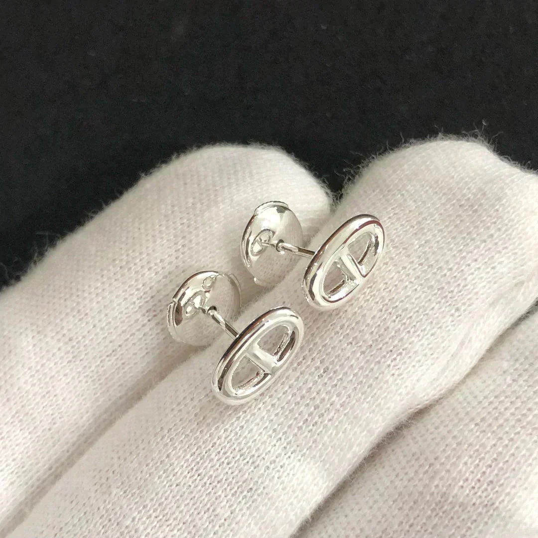 [Aetheris]CHAINE SMALL EARRINGS GOLD AND SILVER