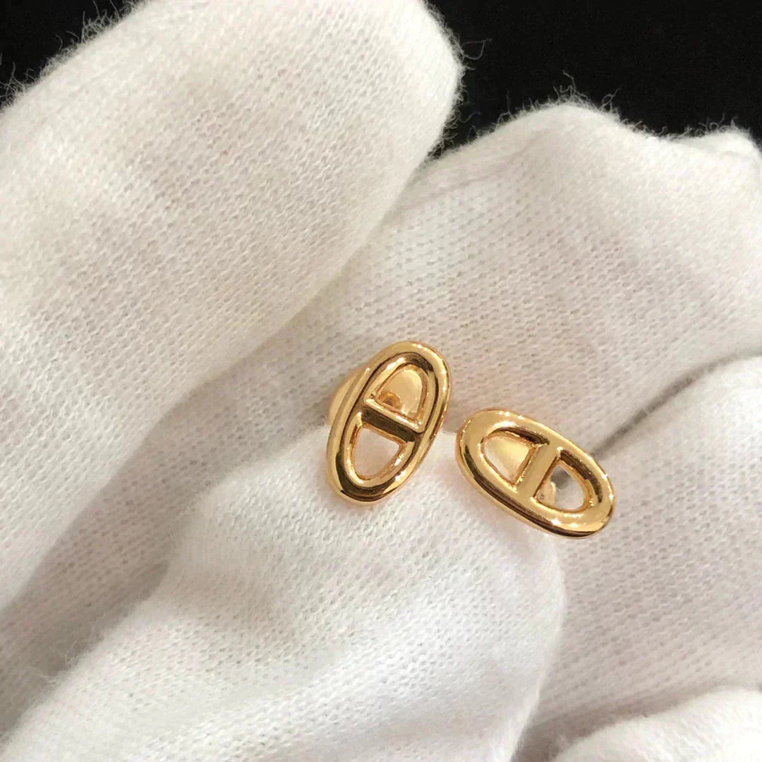 [Aetheris]CHAINE SMALL EARRINGS GOLD AND SILVER