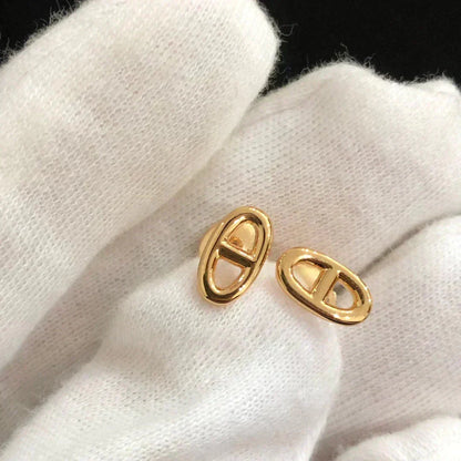 [Aetheris]CHAINE SMALL EARRINGS GOLD AND SILVER