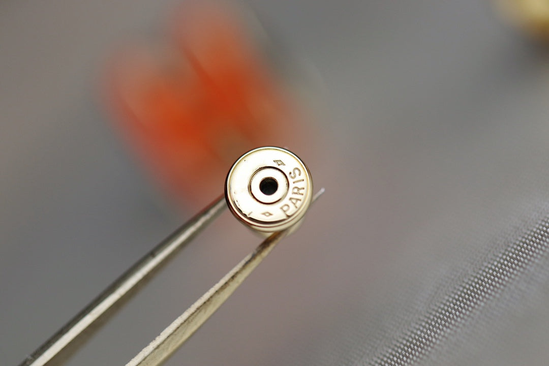 [Aetheris]MINI POP H EARRINGS ORANGE