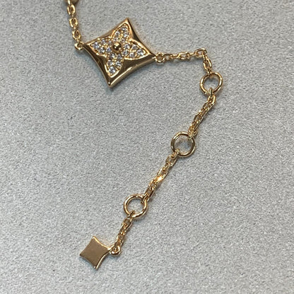 [Aetheris]STAR AND SUN 4 MOTIFS GOLD DIAMONDS BRACELET