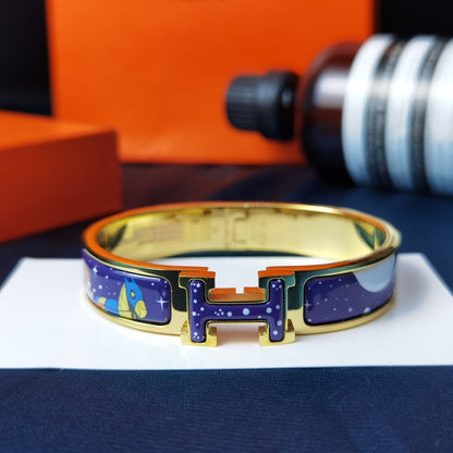 [Aetheris]H STAR AND MOON BRACELET 12MM