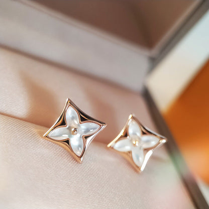 [Aetheris]STAR MOP ROSÉGOLD-OHRRINGE
