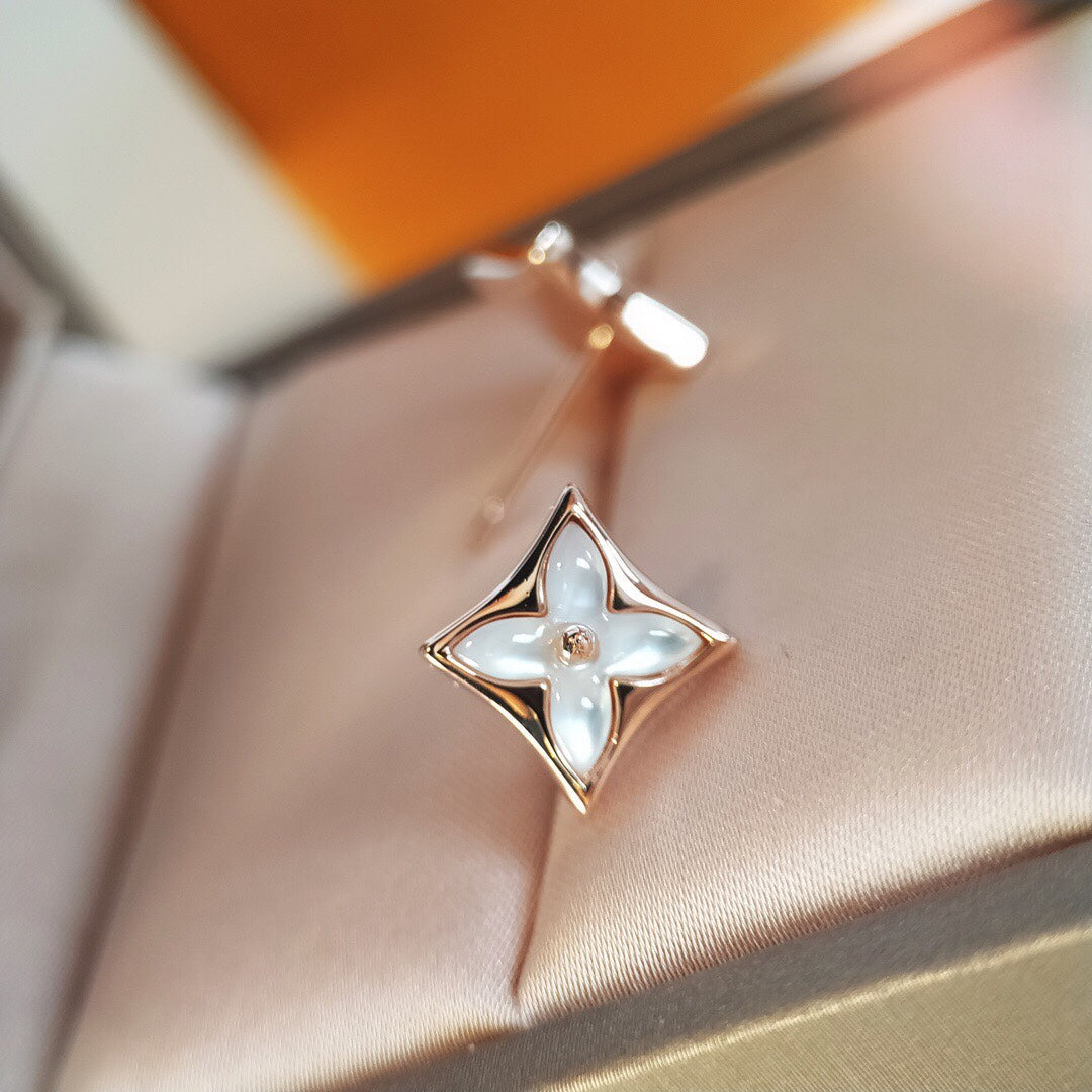 [Aetheris]STAR MOP ROSÉGOLD-OHRRINGE